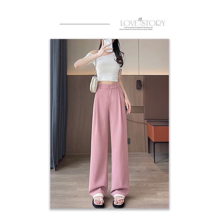 セミワイドパンツ レディース ロングパンツ 春 夏 新作 | WITCH | 詳細画像14 