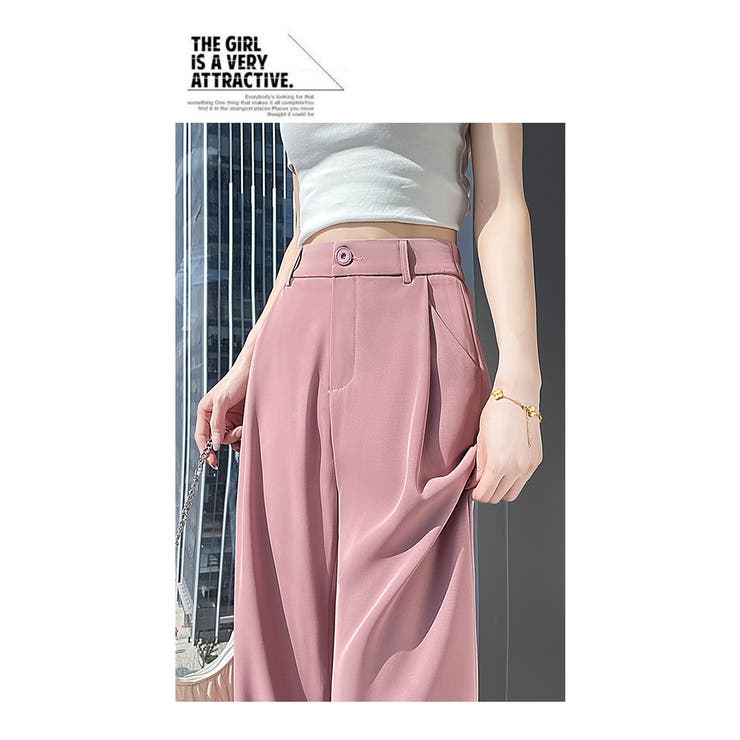 セミワイドパンツ レディース ロングパンツ 春 夏 新作 | WITCH | 詳細画像15 