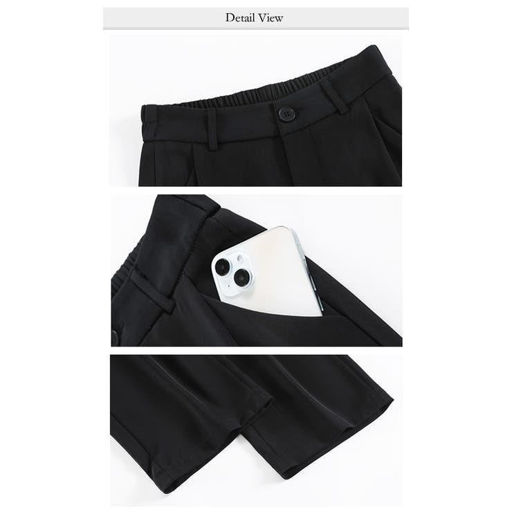 セミワイドパンツ レディース ロングパンツ 春 夏 新作 | WITCH | 詳細画像6 