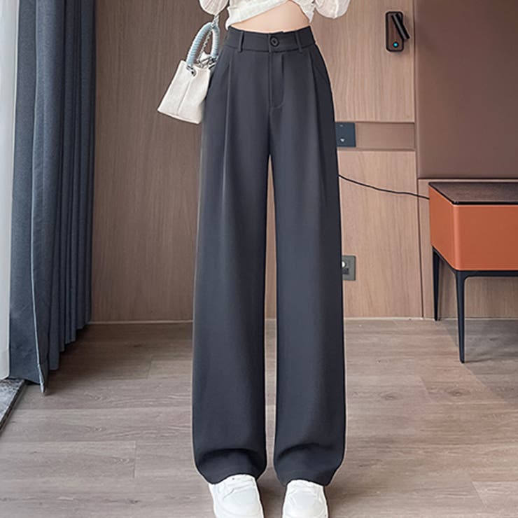 グレー | セミワイドパンツ レディース ロングパンツ 春 夏 新作 | WITCH