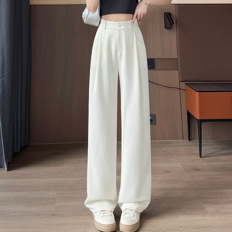 セミワイドパンツ レディース ロングパンツ 春 夏 新作 | WITCH | 詳細画像2 