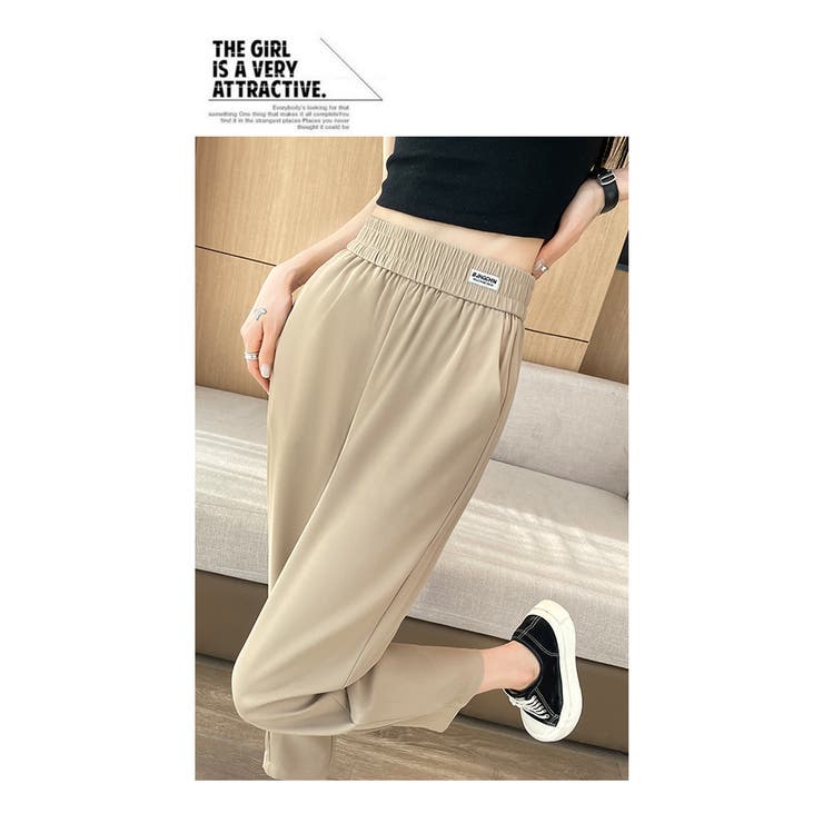 着痩せ体型カバーサルエルパンツ | WITCH | 詳細画像16 