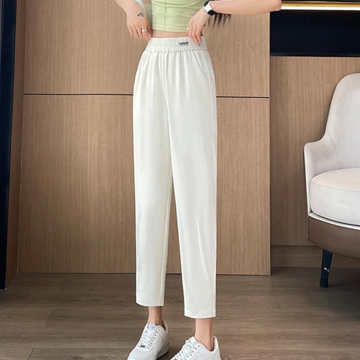 ライトベージュ | 着痩せ体型カバーサルエルパンツ | WITCH