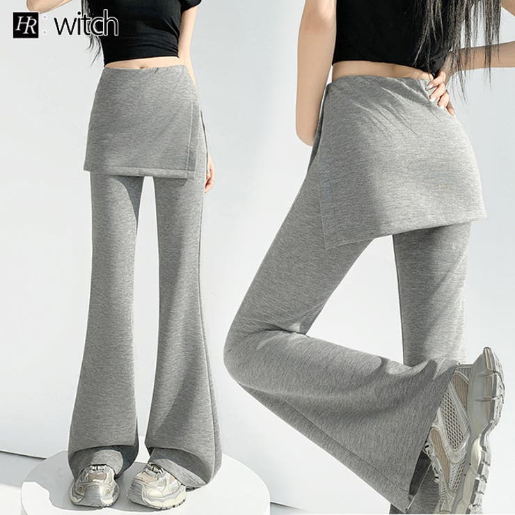 ラップスカート付き フレアパンツ | WITCH | 詳細画像1 