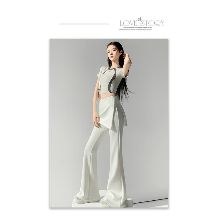 ラップスカート付き フレアパンツ | WITCH | 詳細画像18 