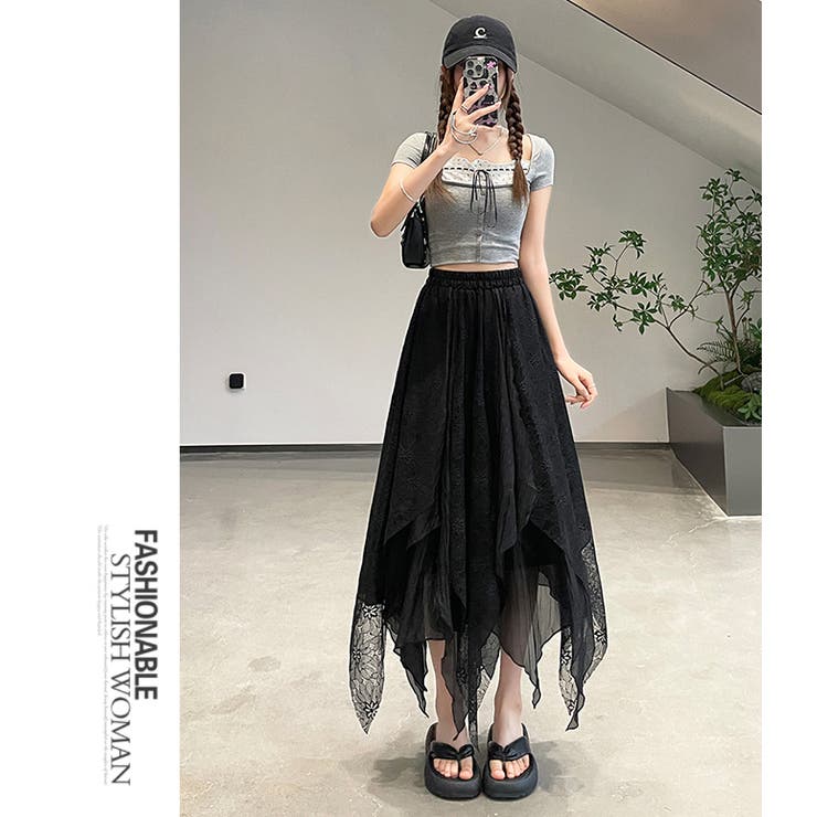 花びら ロングスカート | WITCH | 詳細画像15 