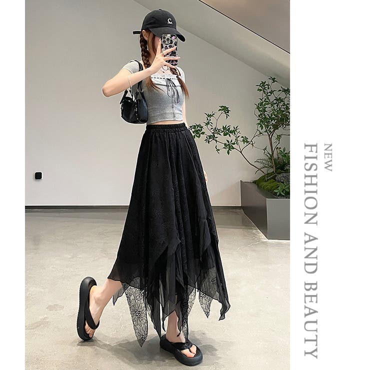 花びら ロングスカート | WITCH | 詳細画像16 