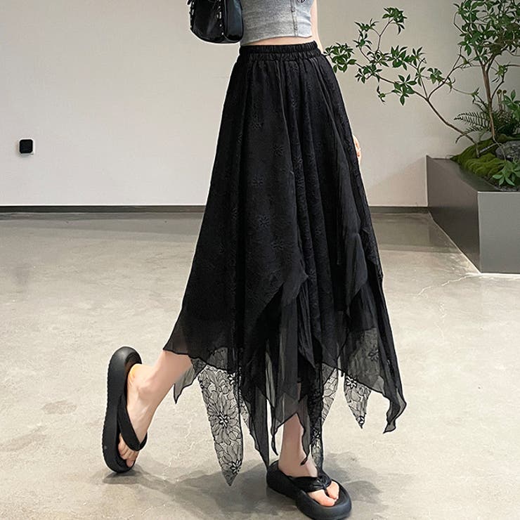 花びら ロングスカート | WITCH | 詳細画像3 