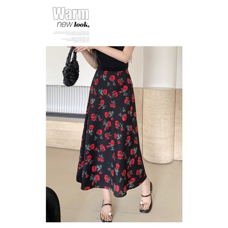 花柄プリンツフレアスカート | WITCH | 詳細画像8 