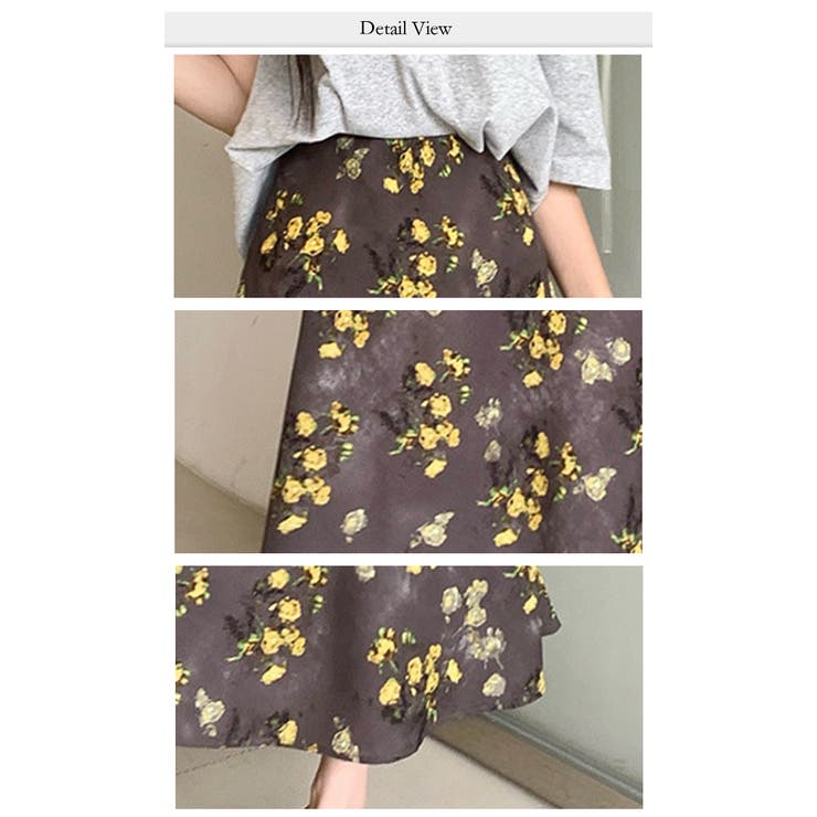 花柄プリンツフレアスカート | WITCH | 詳細画像5 