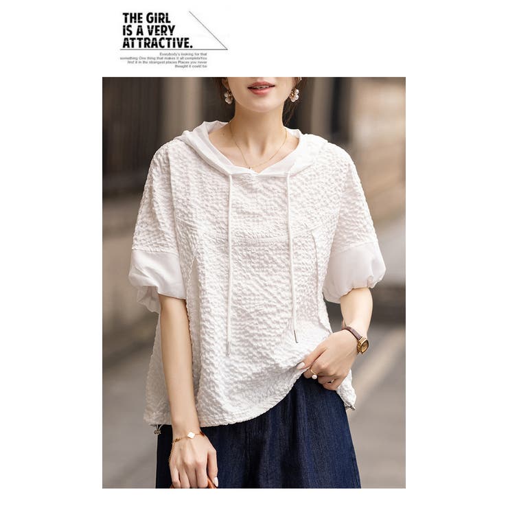 テクスチャーデザインパーカー | WITCH | 詳細画像12 