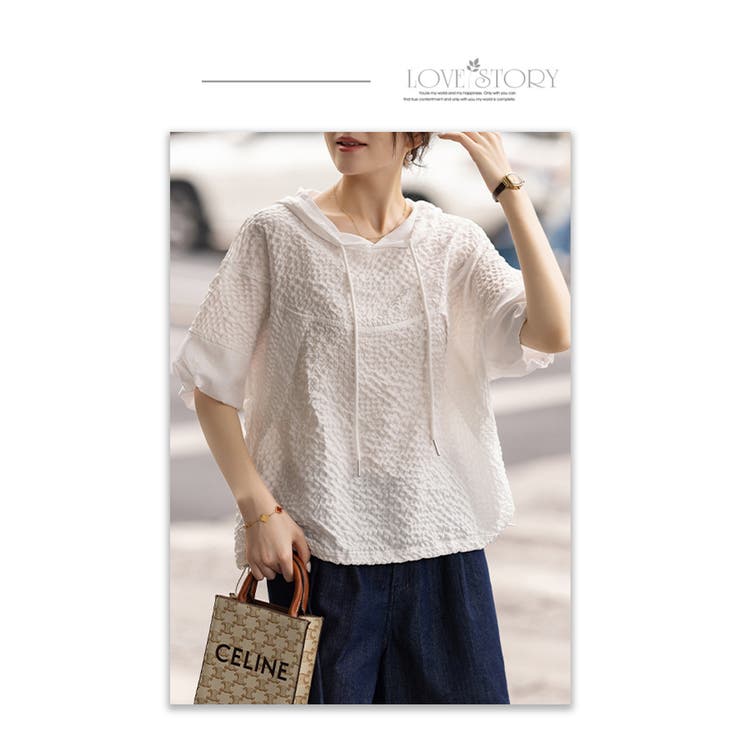 テクスチャーデザインパーカー | WITCH | 詳細画像13 