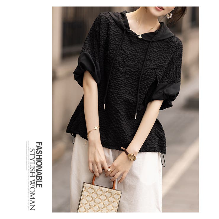 テクスチャーデザインパーカー | WITCH | 詳細画像14 