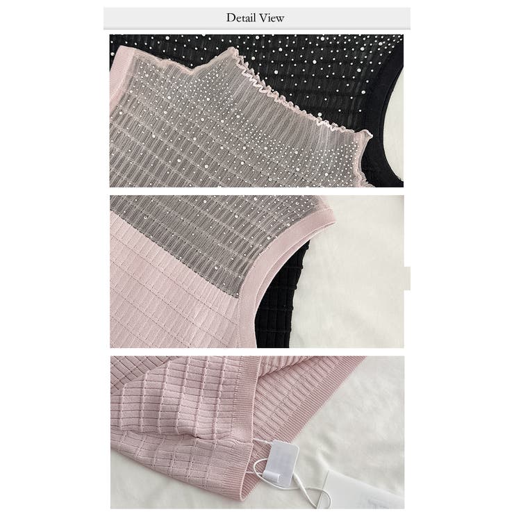 シアーノースリーブニットプルオーバー | WITCH | 詳細画像6 