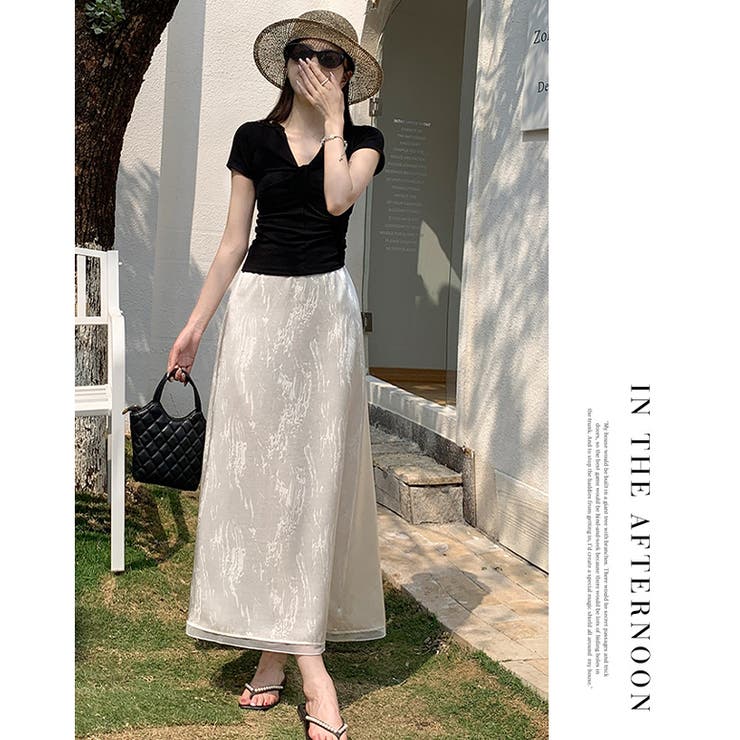 ロングスカート マキシ丈 Aラインスカート | WITCH | 詳細画像15 