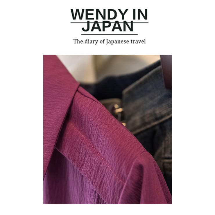 七分袖ランタンスリーブトップスゆったりミディ丈  | WITCH | 詳細画像10 