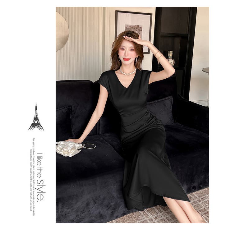 サテンパーティードレスロングスカート | WITCH | 詳細画像11 