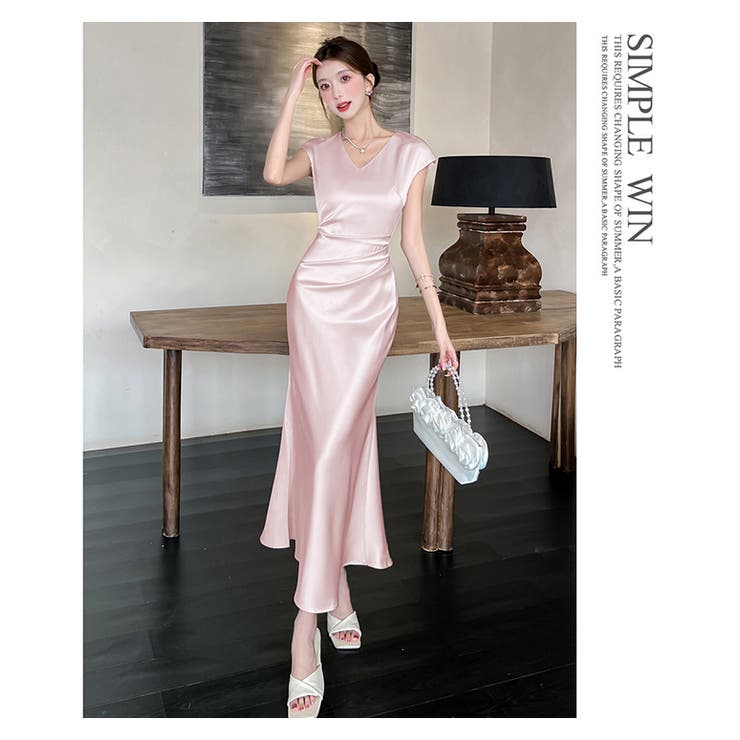 サテンパーティードレスロングスカート | WITCH | 詳細画像12 