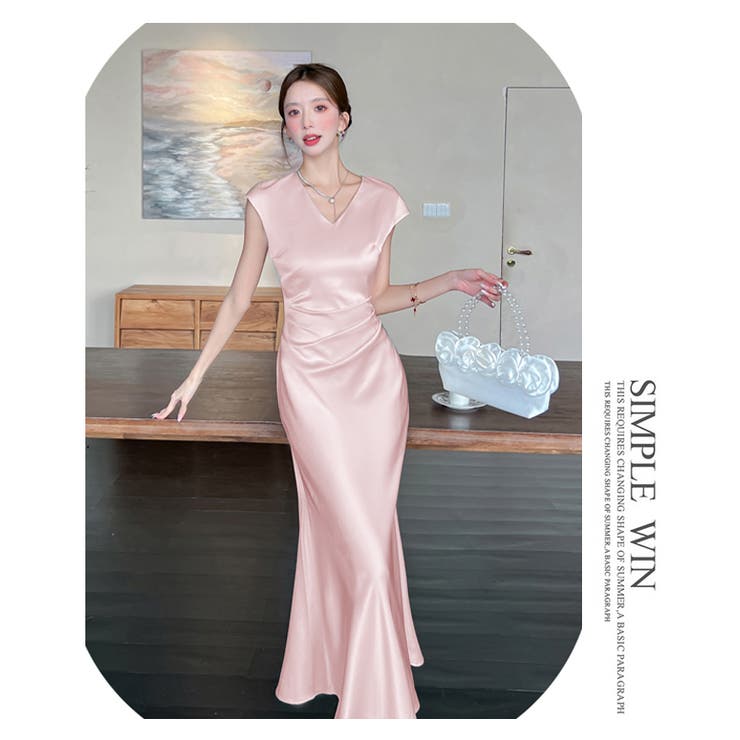 サテンパーティードレスロングスカート | WITCH | 詳細画像14 