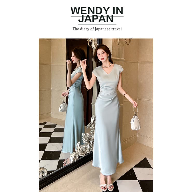 サテンパーティードレスロングスカート | WITCH | 詳細画像16 