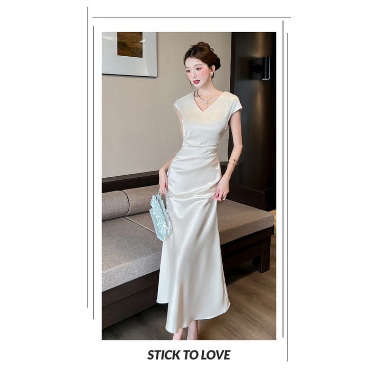 サテンパーティードレスロングスカート | WITCH | 詳細画像19 