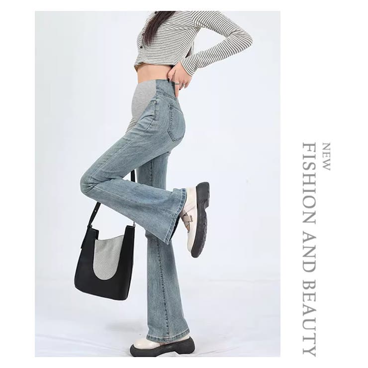 新作マタニティフレアデニムパンツ | WITCH | 詳細画像16 