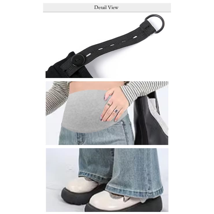 新作マタニティフレアデニムパンツ | WITCH | 詳細画像6 