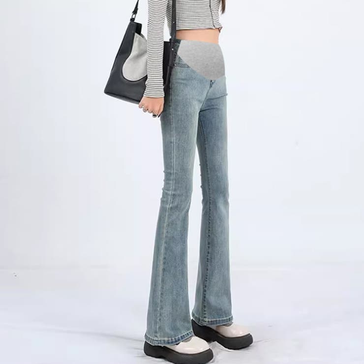 新作マタニティフレアデニムパンツ | WITCH | 詳細画像3 