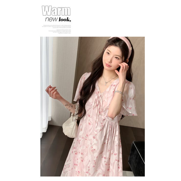 マタニティワンピース袖フリル | WITCH | 詳細画像17 