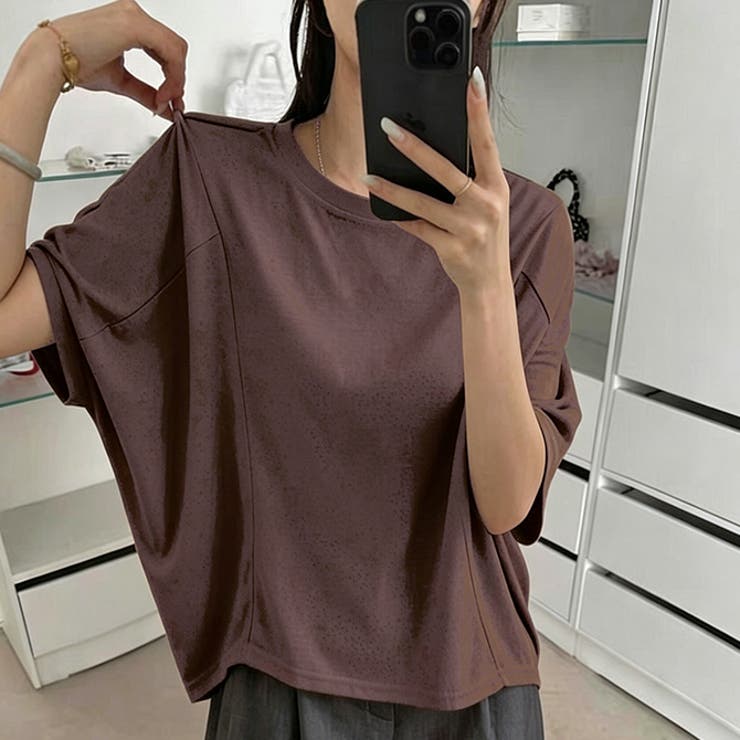 チャコール | ドルマンスリーブオーバーサイズトップス | WITCH