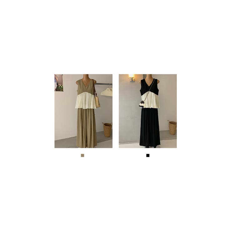 異素材ふんわり広がるバルーン切替セットアップ | WITCH | 詳細画像5 