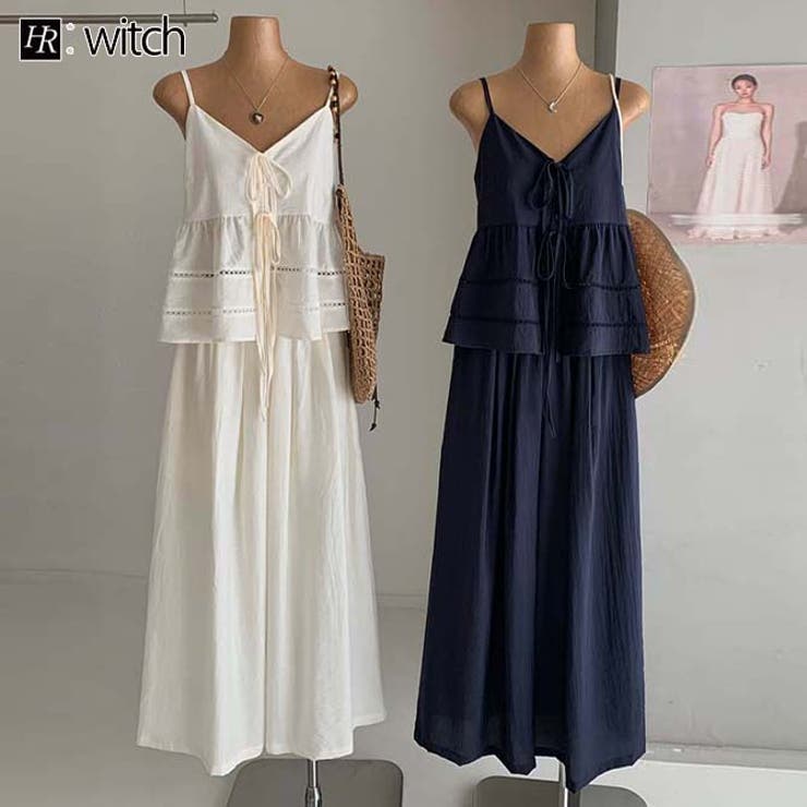 セットアップティアードキャミソール＆ワイドパンツ | WITCH | 詳細画像1 
