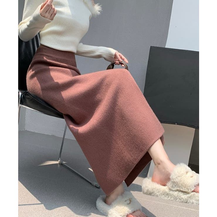 ニット素材のナロースカート | WITCH | 詳細画像6 