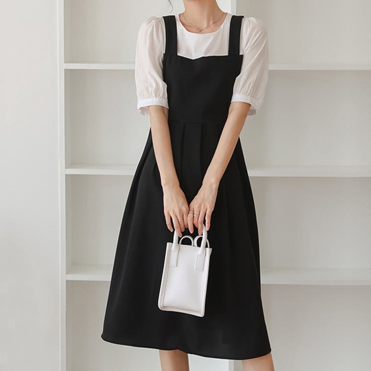 重ね風 ワンピース 半袖 フリル ワンピ 夏 新作 品番 Herw Witch ウィッチ のレディースファッション通販 Shoplist ショップリスト