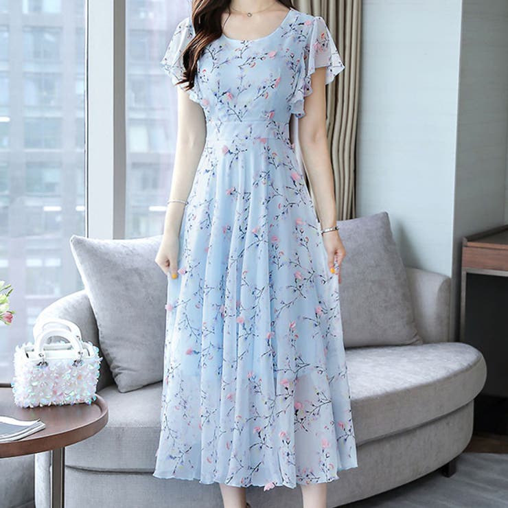 ワンピース レディース 花柄 袖フリル ワンピ 夏 新作 品番 Herw Witch ウィッチ のレディースファッション通販 Shoplist ショップリスト