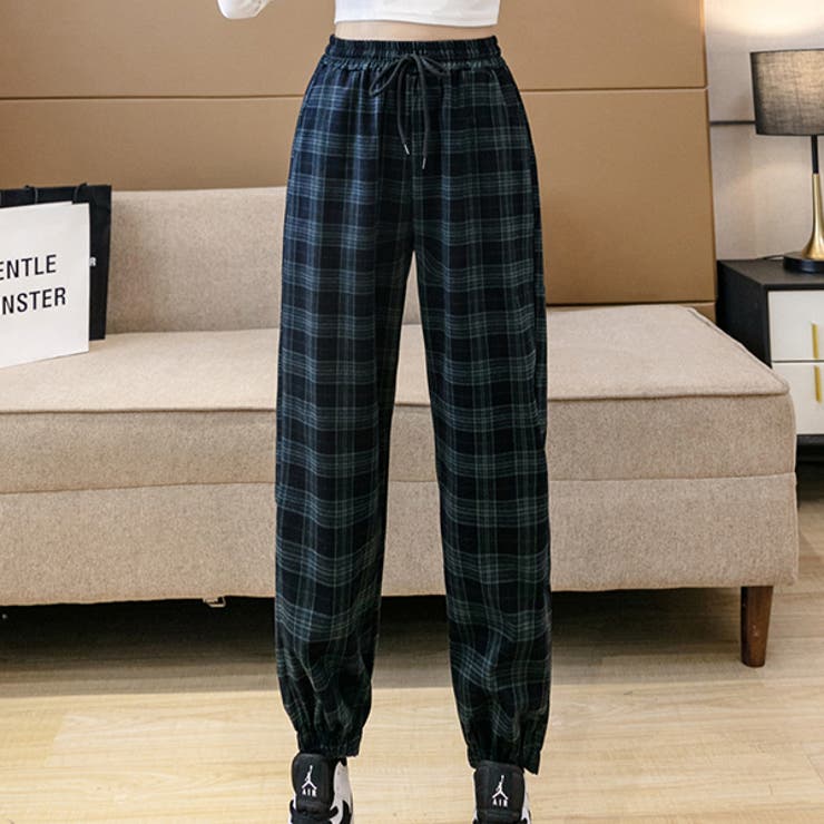 チェック柄パンツ 脚長効果 リラクシーチェックパンツ 秋 新作 品番 Herw0004422 Witch ウィッチ のレディースファッション通販 Shoplist ショップリスト