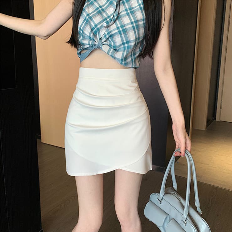 春 夏 新作 ミニスカート ラップデザイン キュロット スカート