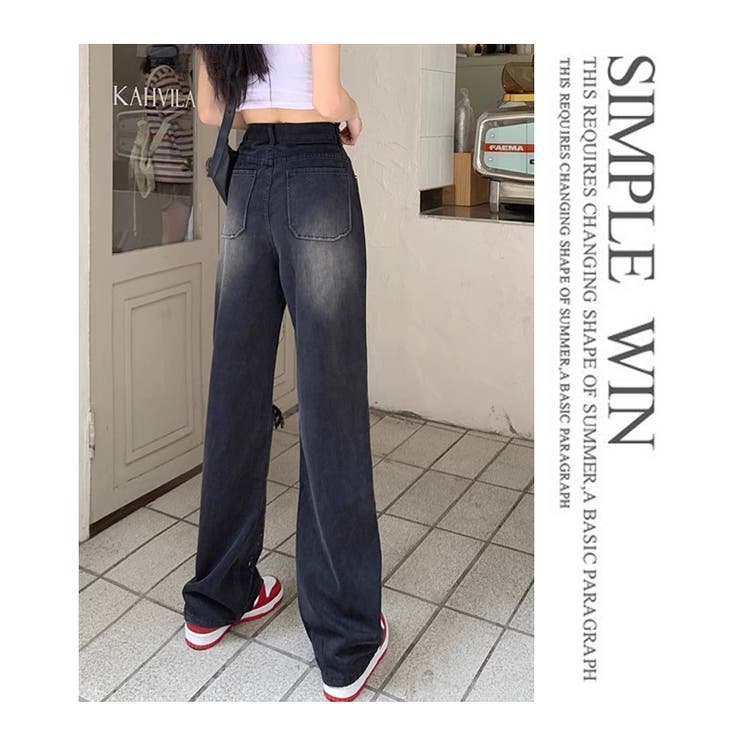 セミワイド クラッシュ デニムパンツ ボトムス 春 夏 新作 | WITCH | 詳細画像18 