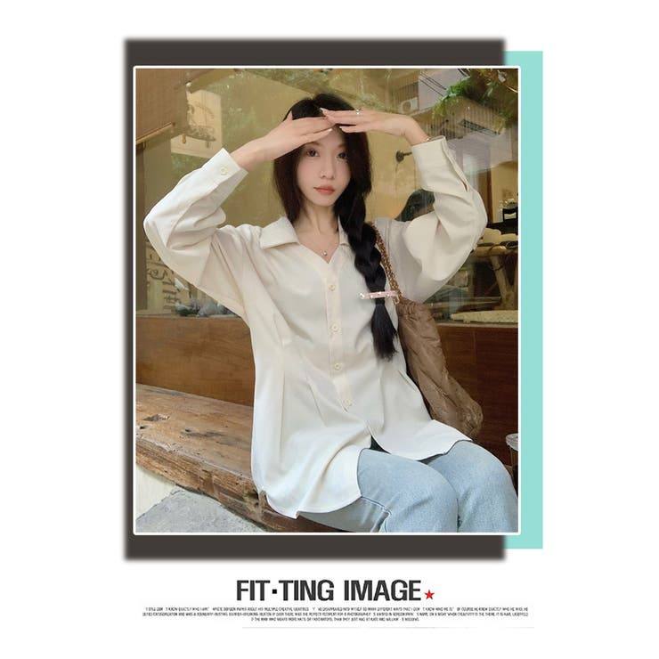 シャツ レディース ウエストダック  チュニック  羽織 春 夏 新作 | WITCH | 詳細画像12 