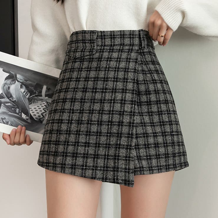 チェック ショートパンツ スカート風 秋 新作 品番 Herw Witch ウィッチ のレディースファッション通販 Shoplist ショップリスト