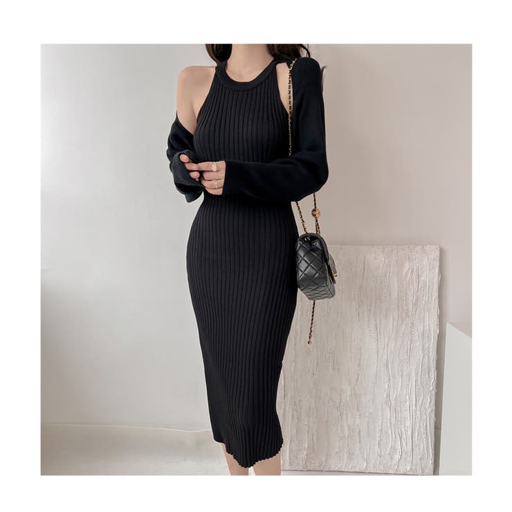 ワンピース リブニット タイトワンピース | WITCH | 詳細画像15 