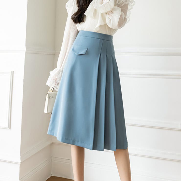 フレアスカート 前半分 プリーツ ミモレ丈 スカート 春 夏 新作 品番 Herw Witch ウィッチ のレディースファッション通販 Shoplist ショップリスト