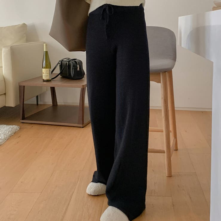 ざっくり編み リブニット パンツ[品番：HERW0004791]｜WITCH（ウィッチ）のレディースファッション通販｜SHOPLIST（ショップリスト）