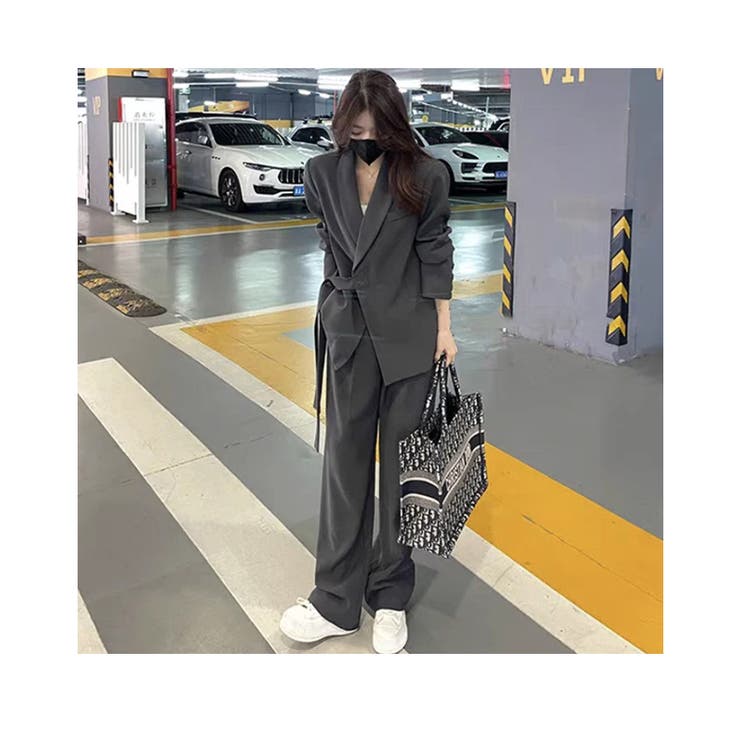 春 夏 新作 フォーマル パンツ スーツ セットアップ レディース | WITCH | 詳細画像13 