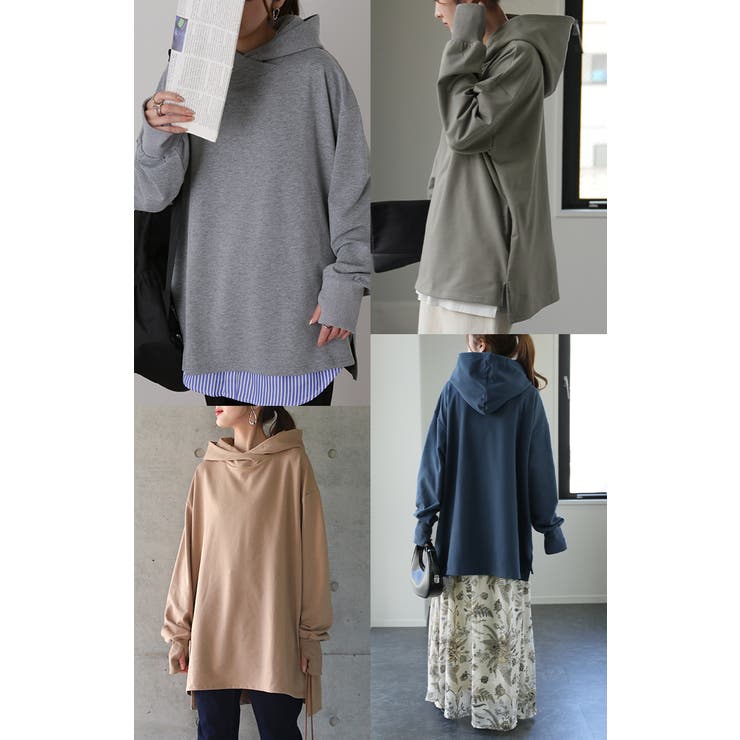 パーカー レディース トレーナー スウェット トップス スエット 大きいサイズ | HUG.U | 詳細画像22 