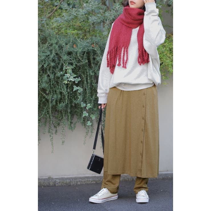 スカート スカート付レギンス レディース ロングスカート ロング レギンス 大 | HUG.U | 詳細画像10 