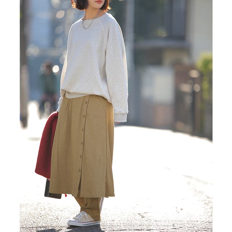 スカート スカート付レギンス レディース ロングスカート ロング レギンス 大 | HUG.U | 詳細画像19 