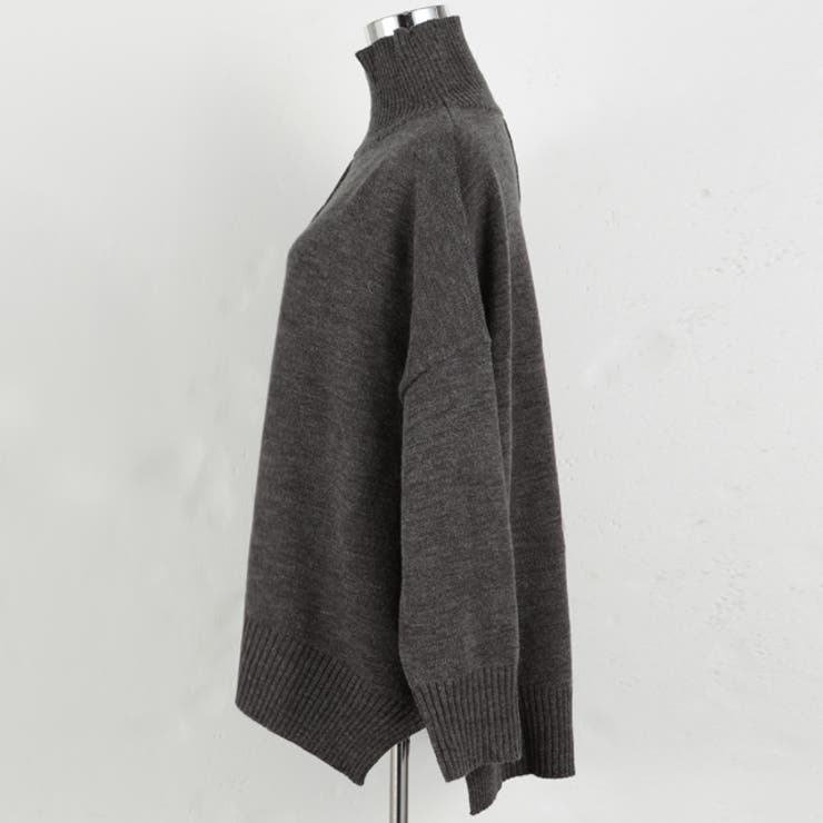 ニット レディース  タートルネック トップス ハイネック セーター ウール | HUG.U | 詳細画像27 