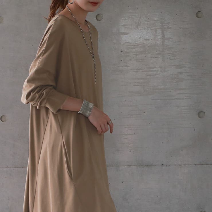 ワンピース レディース 長袖 ロング ロングワンピース マキシ マキシワンピー | HUG.U | 詳細画像14 