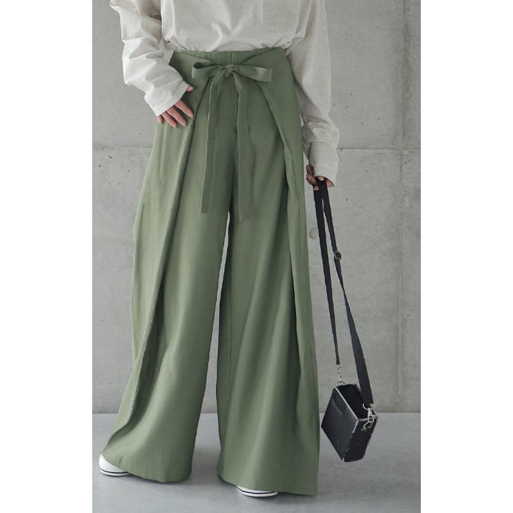 パンツ レディース ボトムス ワイドパンツ ワイド ロング フレアパンツ フレ | HUG.U | 詳細画像21 